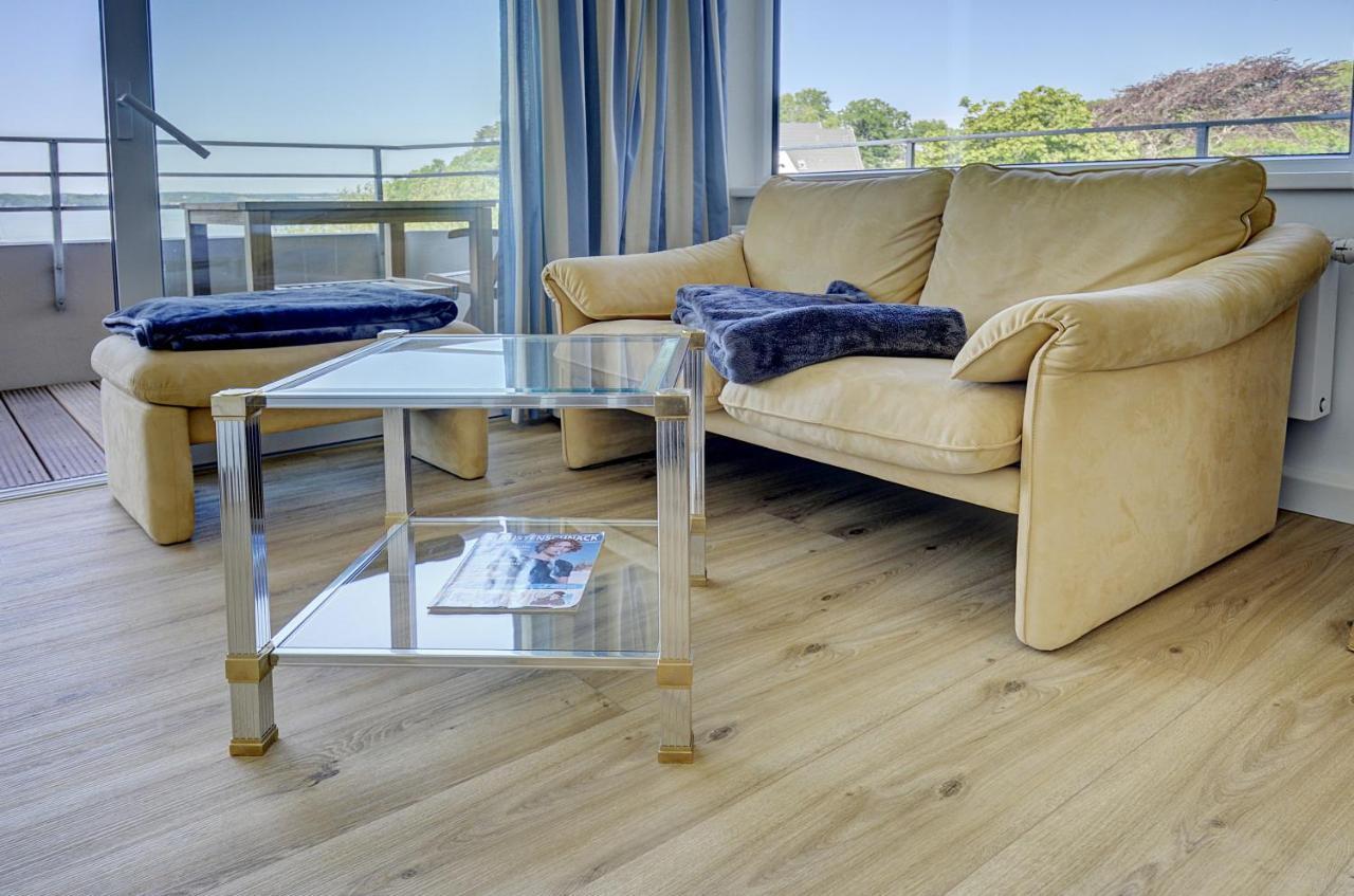 Fewo1846 Intermar - Strandbude - Studioapartment Mit Balkon Und Meerblick Gluecksburg Luaran gambar