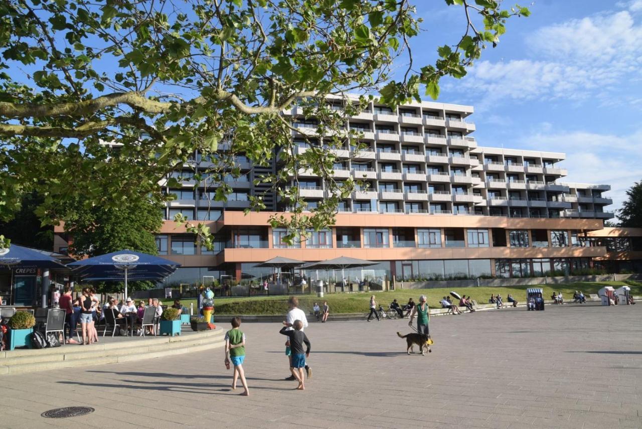 Fewo1846 Intermar - Strandbude - Studioapartment Mit Balkon Und Meerblick Gluecksburg Luaran gambar